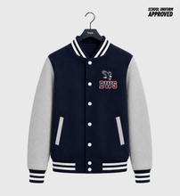 Load image into Gallery viewer, Youth Varsity Jacket - Navy