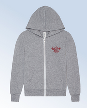 Load image into Gallery viewer, Youth Eagles Script Zip Hoodie
