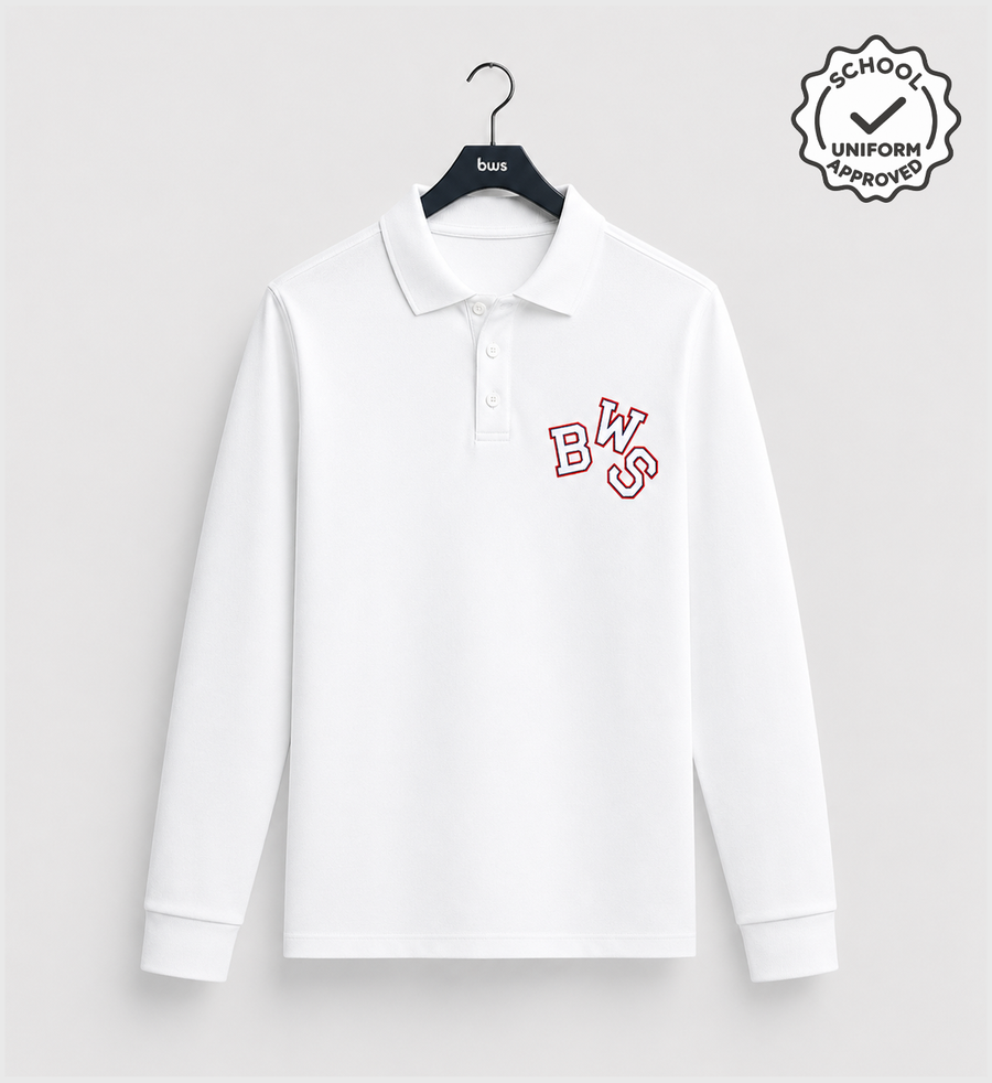 Youth Collegiate Long-Sleeve Polo